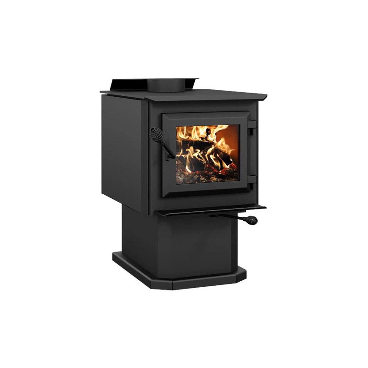 Ventis HES140 Small Wood Stove on Pedestal VB00023