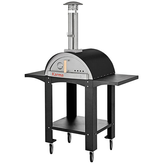 WPPO Karma 25" Wood-Burning Pizza Oven with Cart WKK-01S-WS