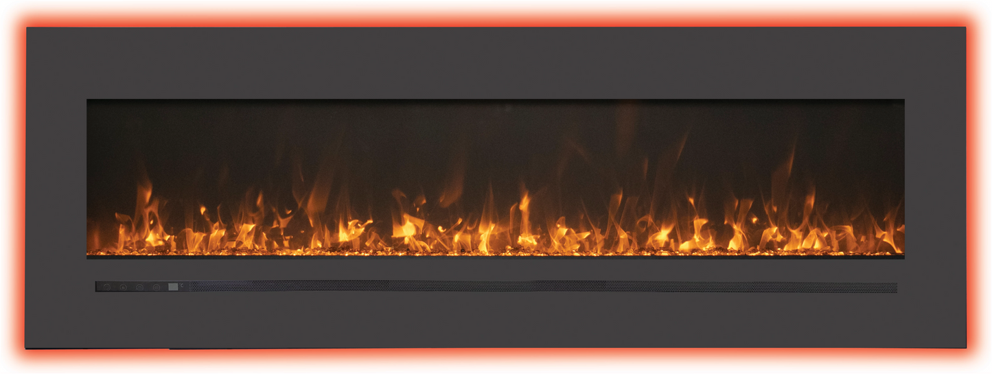 Amantii 72" Mount Electric Fireplace WM-FML-72-7823-STL