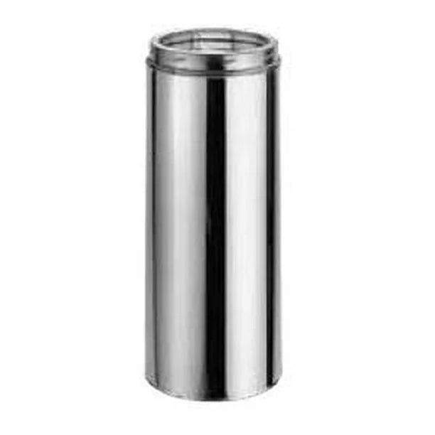Duravent DuraTech 8" Diameter 18" Long Stainless Steel Chimney Pipe 8DT-18SS