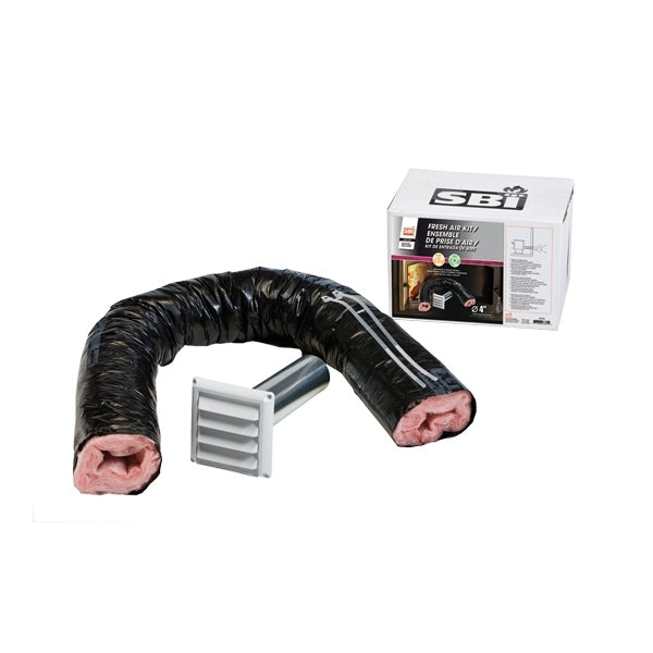 SBI 4" X 5' FRESH AIR INTAKE KIT AC01239