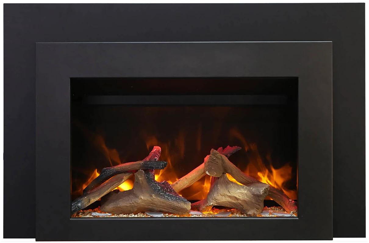 Amantii 34" Deep Electric Fireplace Insert INS-FM-34