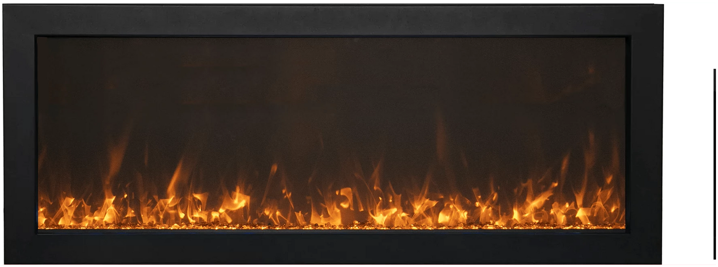 Amantii 40" Panorama Slim Electric Fireplace BI-40-SLIM-OD