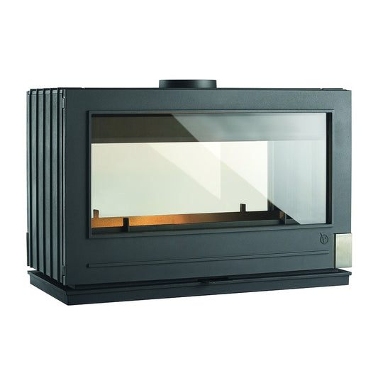 Invicta Aaron Linear See-Through Wood Stove 6129-04