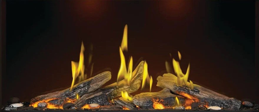 Napoleon 74" Luminous Driftwood Logs with Rocks, Glowing Embers, Charcoal, Shale, Glass, Vermiculite DLKTLV74L