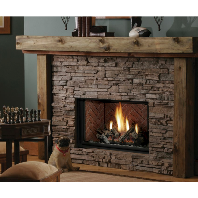Marquis Solace II 36" Zero Clearance Direct Vent Ceramic Glass Gas Fireplace HBZDV3628