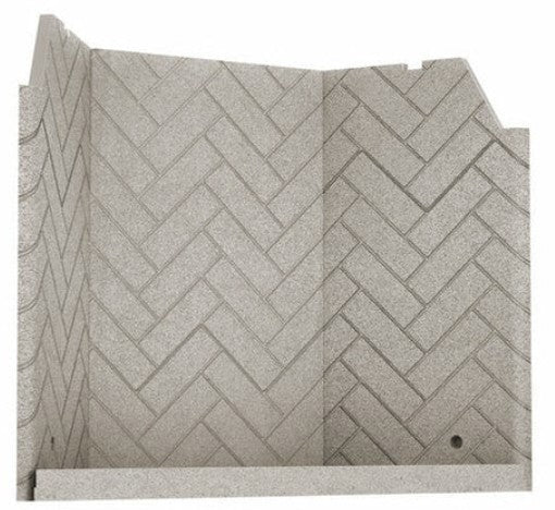 Valcourt Frontenac Molded Herringbone Refractory Vermiculite Panels VA11071H