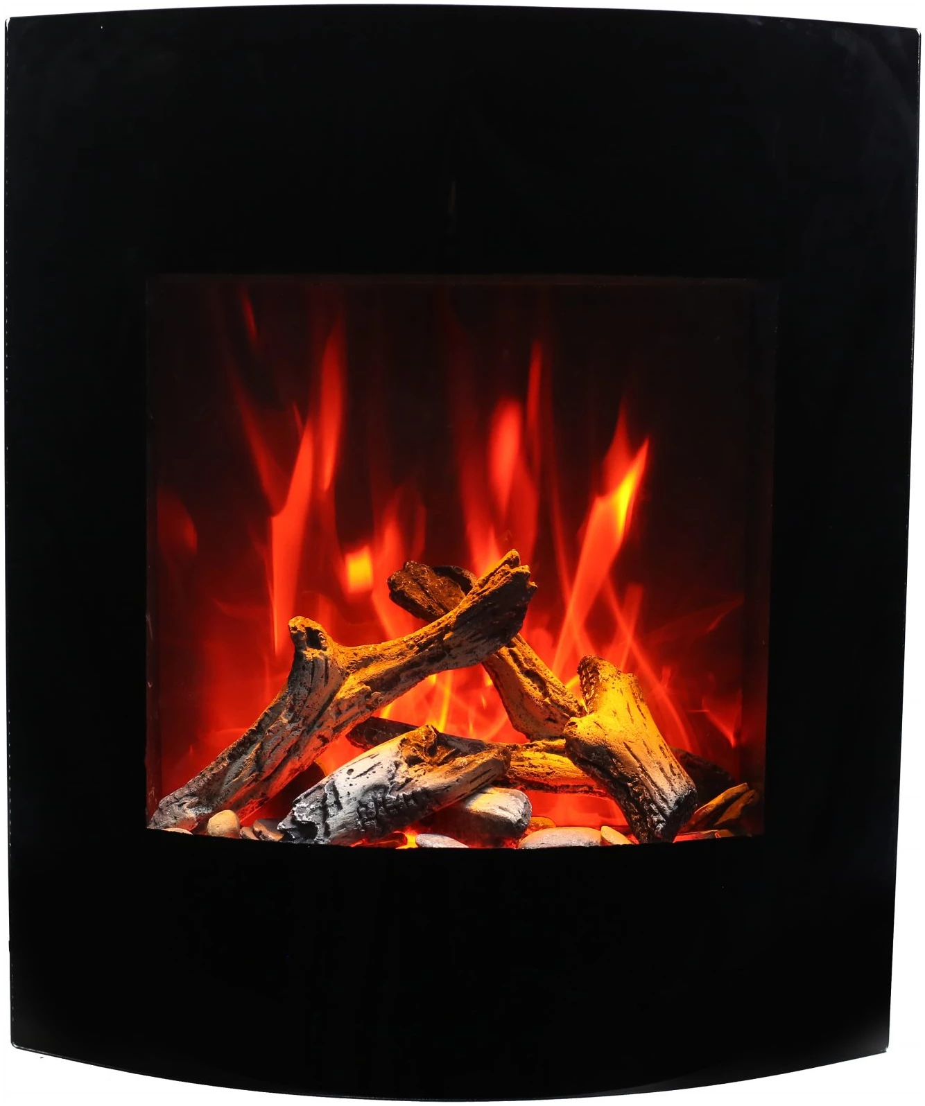 Amantii Zero Clearance Electric Fireplace WM-BI-2428-VLR-BG
