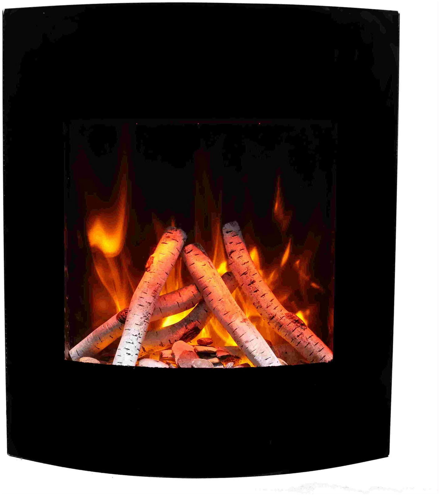 Amantii Zero Clearance Electric Fireplace WM-BI-2428-VLR-BG