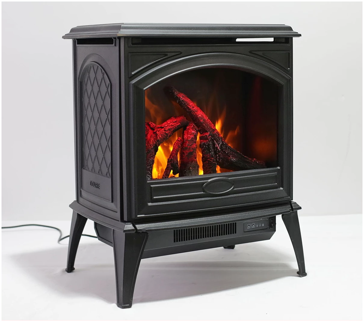 Amantii Cast Iron Electric Free-Standing Fireplace E70-NA