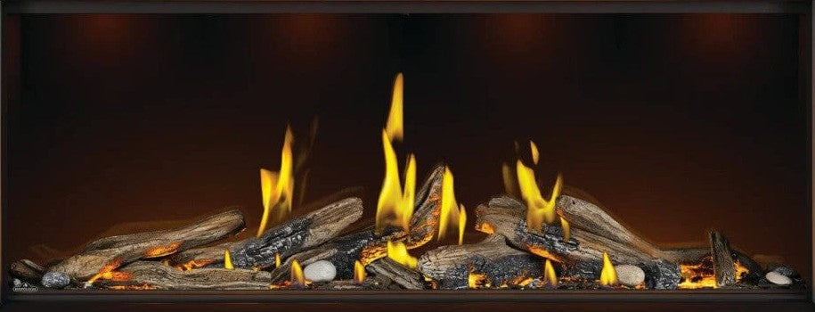 Napoleon 74" Luminous Oak Logs with Rocks, Glowing Embers, Charcoal, Shale, Glass, Vermiculite OLKTLV74L