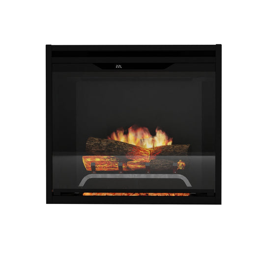 Dimplex REV24-BL Revillusion® 24" Built-In Electric Firebox with Black Back 500005446
