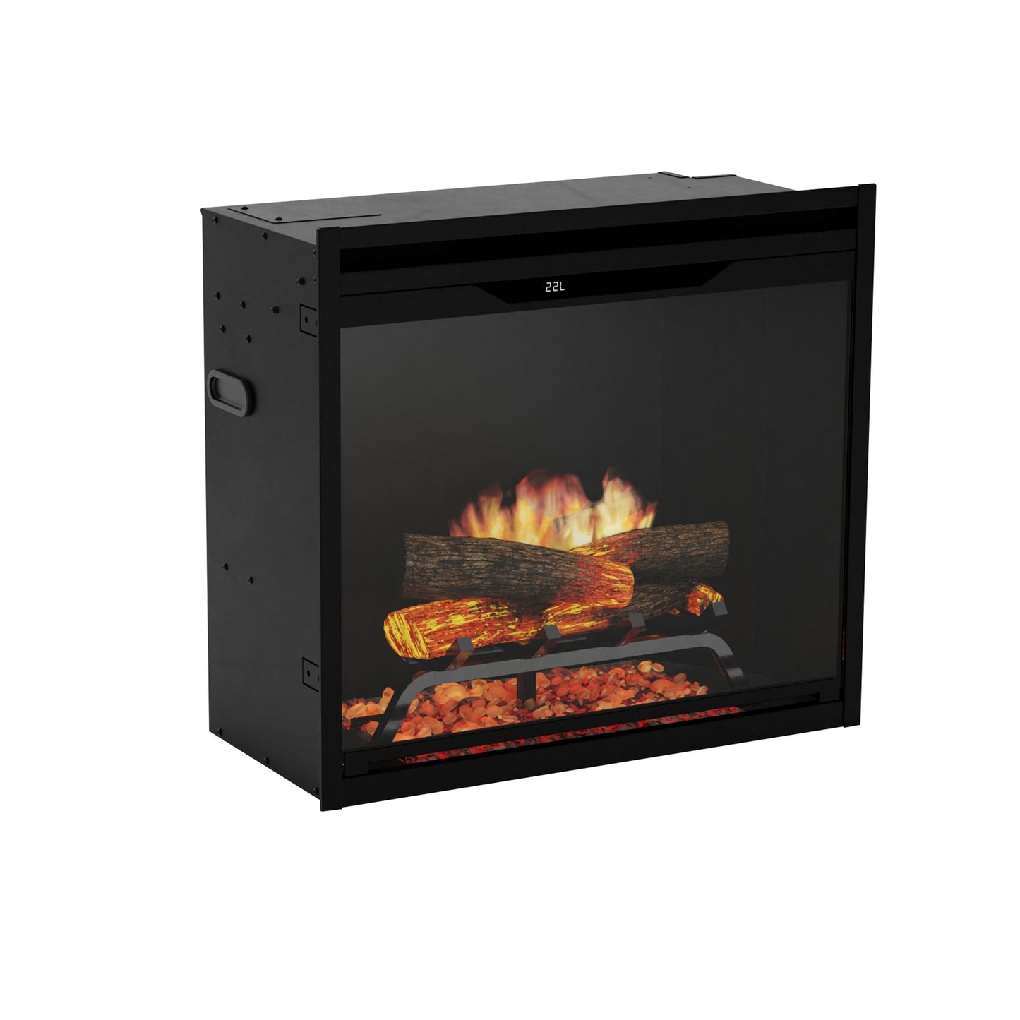 Dimplex REV24-BL Revillusion® 24" Built-In Electric Firebox with Black Back 500005446