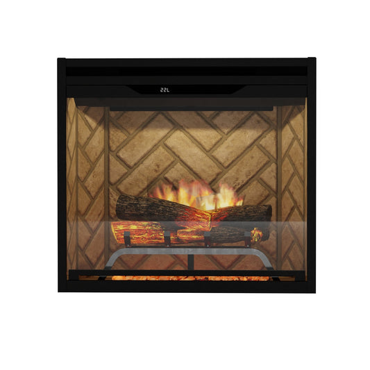 Dimplex REV24-HB Revillusion® 24" Built-In Electric Firebox with Herringbone Back 500005733