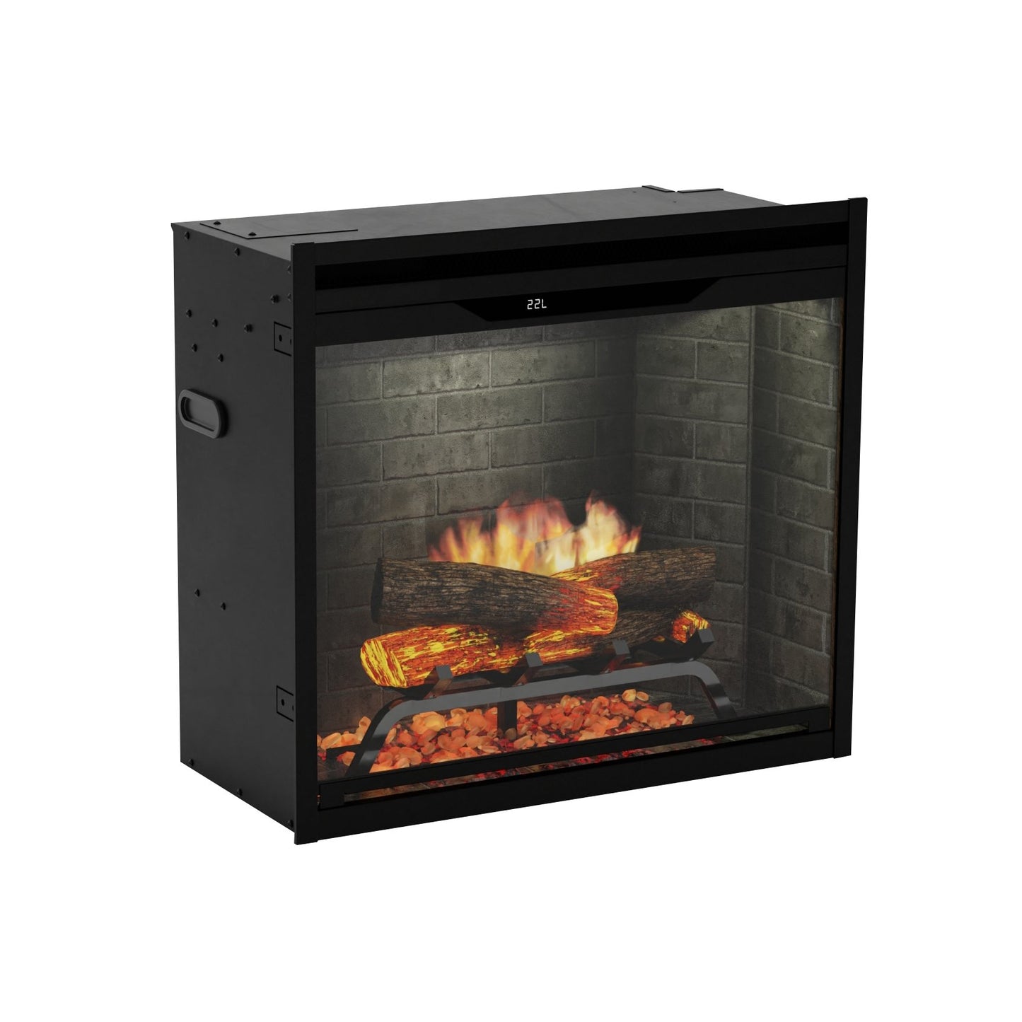 Dimplex REV24-NB Revillusion® 24" Built-In Electric Firebox with Neutral Brick Back 500005127