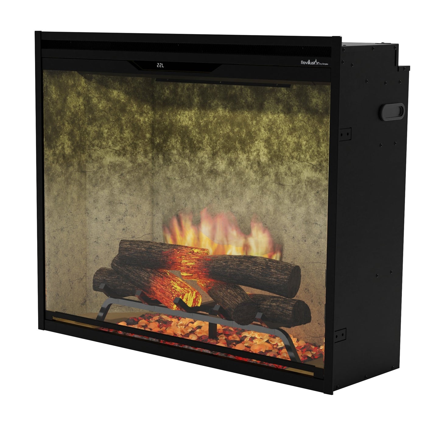 Dimplex Rev30-WC Revillusion 30" Built-In Electric Firebox in Weathered Concrete 500005131