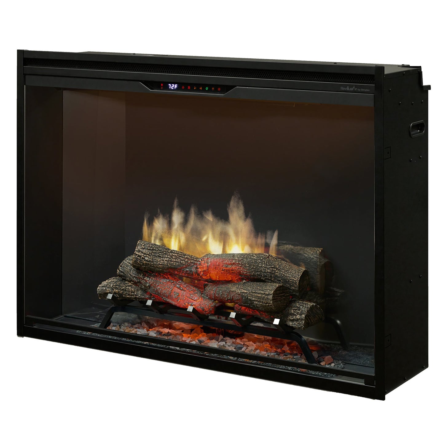 Dimplex Rev42-BL Revillusion 42" Built-In Electric Firebox with Black Background 500005450