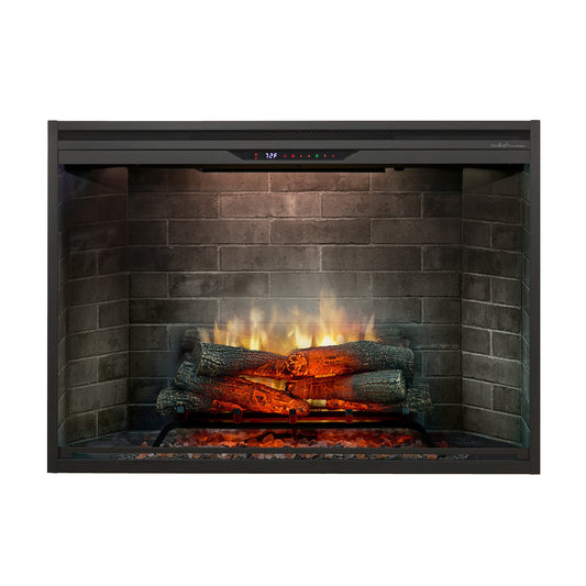 Dimplex Rev42-NB Revillusion 42" Built-In Electric Firebox with Neutral Brick Background 500005139