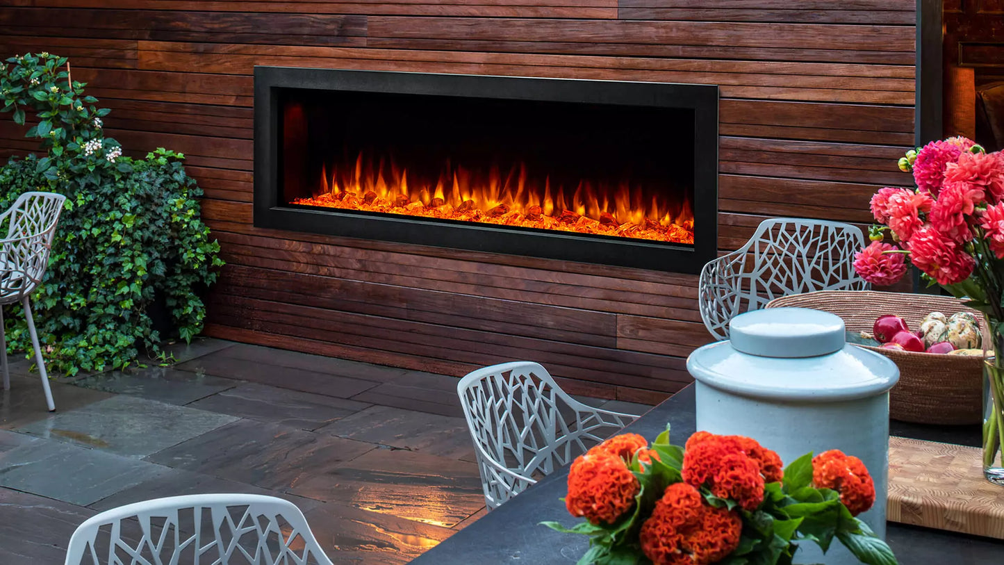 SimpliFire Forum 55" Outdoor Electric Linear Fireplace SF-OD55
