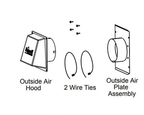 OA-RD-6 Outside air elbow kit