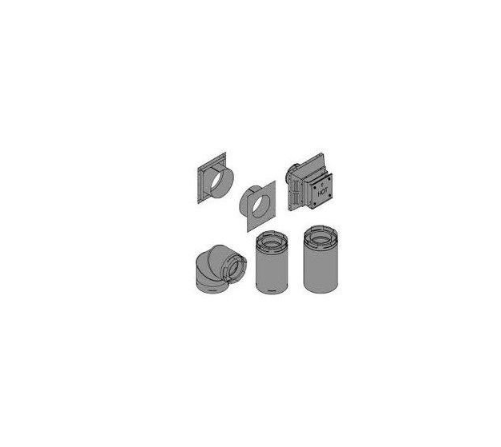 DVVK4TP VENT KIT, Horizontal Top Vent Kit - 8 to 11" wall