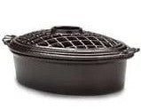 Vermont Castings Majolica Brown Cast Iron Steamer 0000791