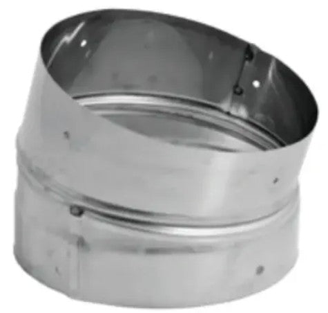 Vermont Castings DuraLiner 15 degree elbow adapter stainless steel DV-6DLR-E15ADSS