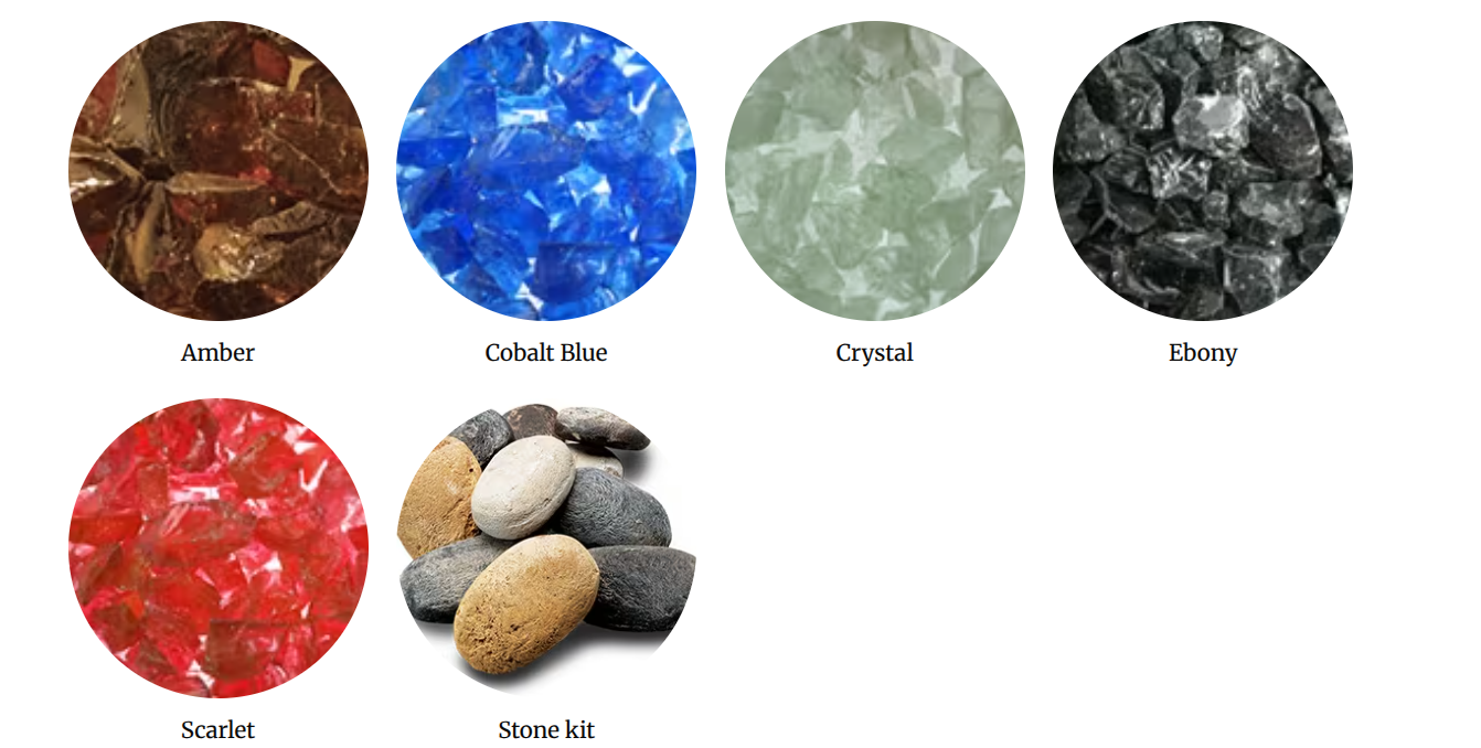 Majestic Crushed Glass Media 72"