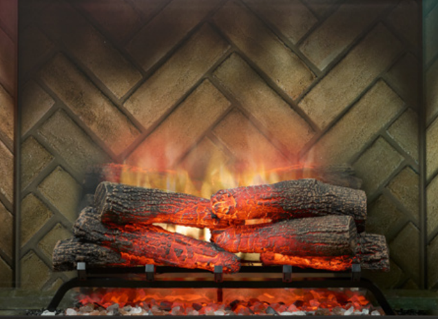 Dimplex REV24-WC Revillusion® 24" Built-In Electric Firebox - Weathered Concrete