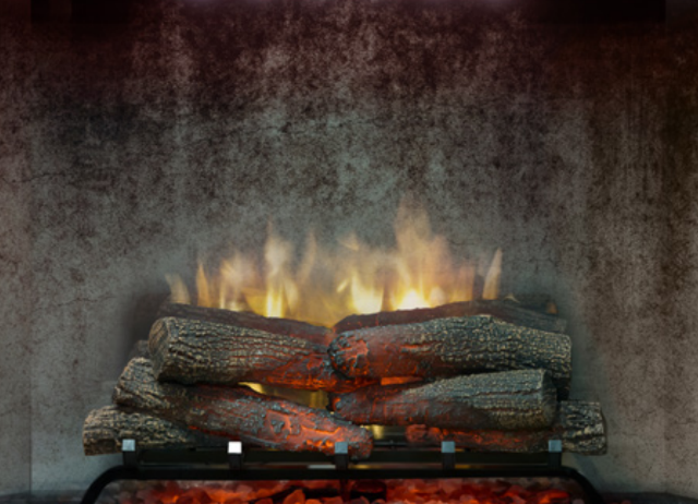 Dimplex REV24-HB Revillusion® 24" Built-In Electric Firebox with Herringbone Back 500005733