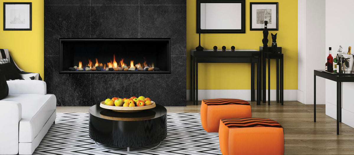 Marquis Serene 47" Direct Vent Linear Tempered Glass Gas Fireplace ZCVRB47
