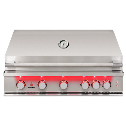True Flame 40" Built in Stainless Steel Gas Grill w/ Lights TF40