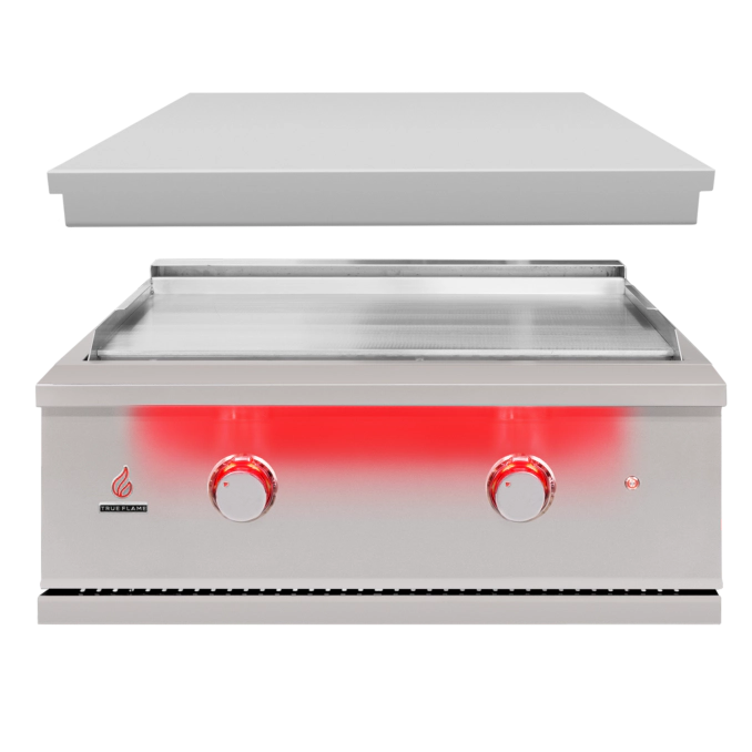 True Flame 30" Built in Stainless Steel Gas Griddle TFG30