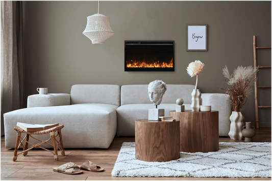 Amantii 26" Traditional Xtraslim Electric Fireplace TRD-26-XS