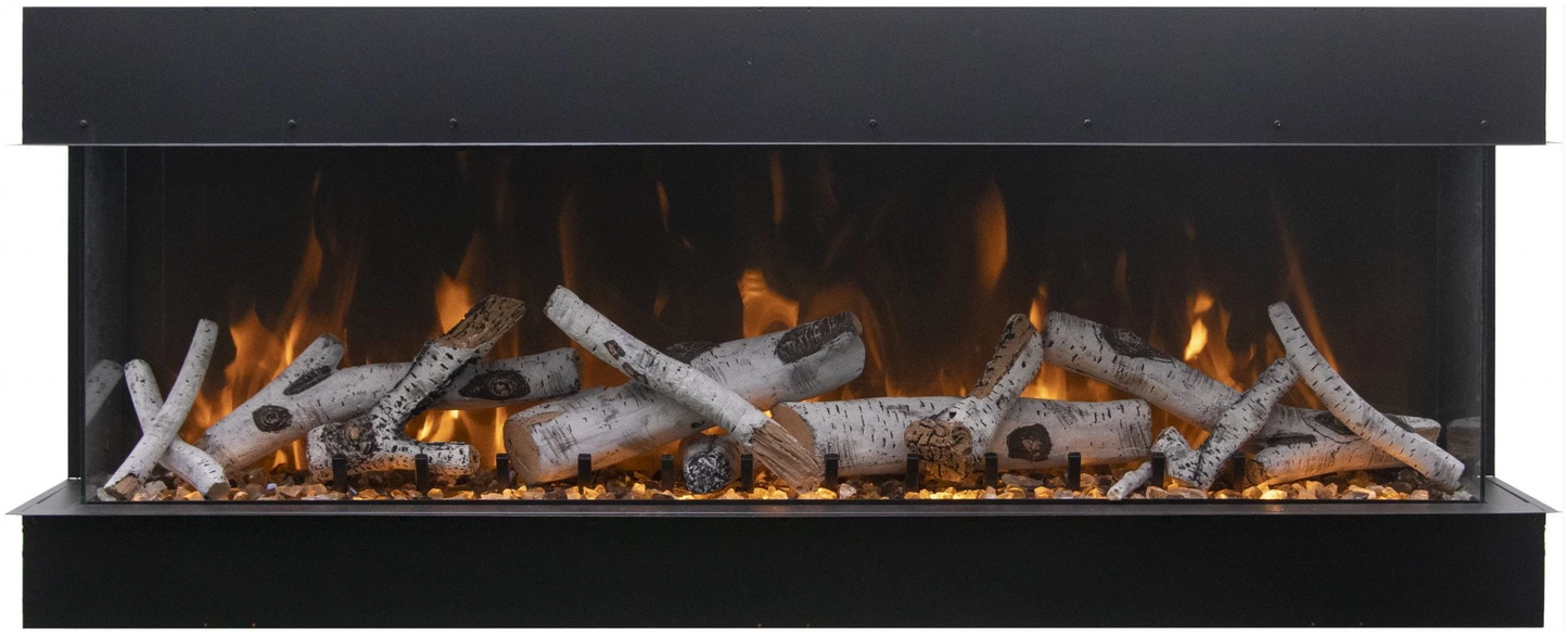 Amantii 72" 3 Sided Electric Fireplace 72-TRU-VIEW-XL