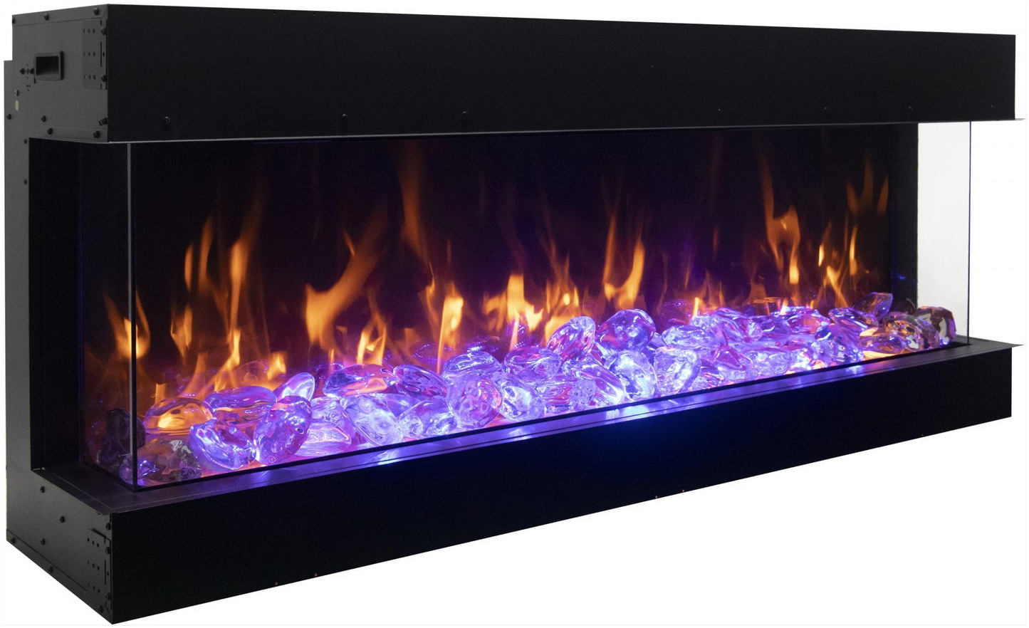 Amantii 72" 3 Sided Electric Fireplace 72-TRU-VIEW-XL