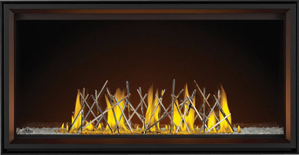 Napoleon 50" Tall Linear Vector Gas Fireplace w/ Luminous Logs TLV50LN