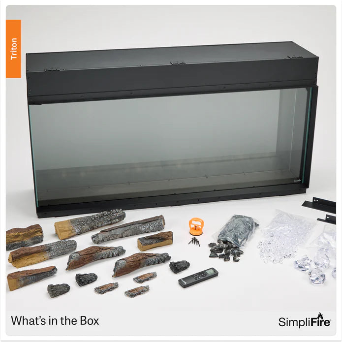 Simplifire SF-TR50 Triton 50 50" Triton Linear Electric Fireplace
