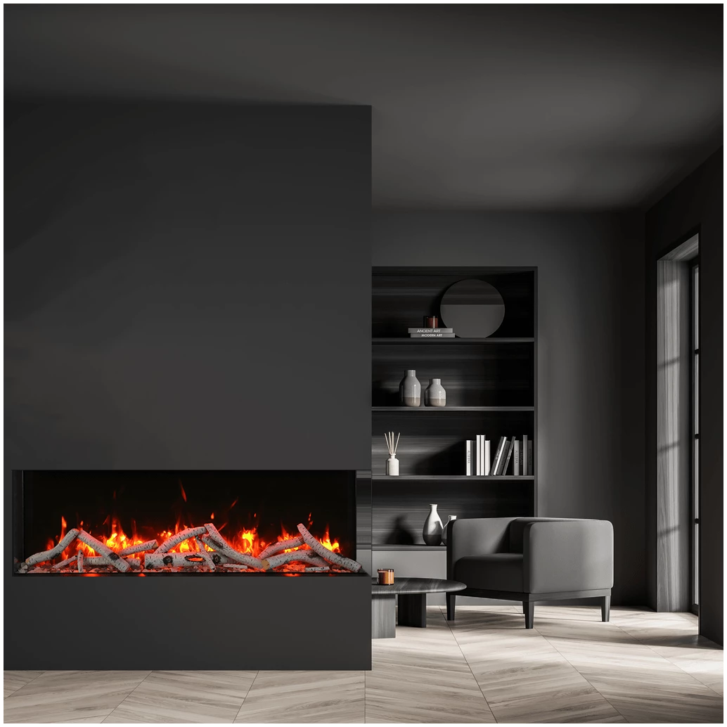 Amantii 50" 3 Sided Electric Fireplace 50-TRV-SLIM