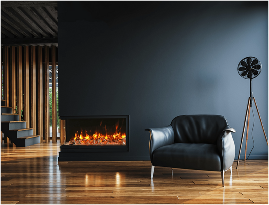 Amantii 40" 3 Sided Electric Fireplace 40-TRV-SLIM