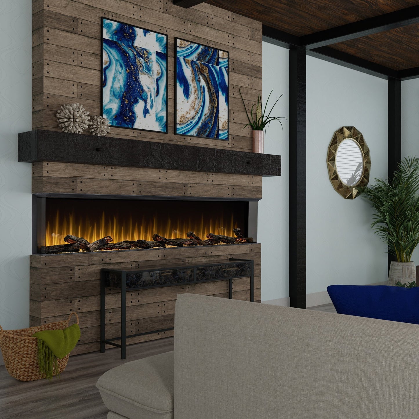 Dimplex ULT100 Ignite Ultra 100" Built-in Linear Electric Fireplace 500003155