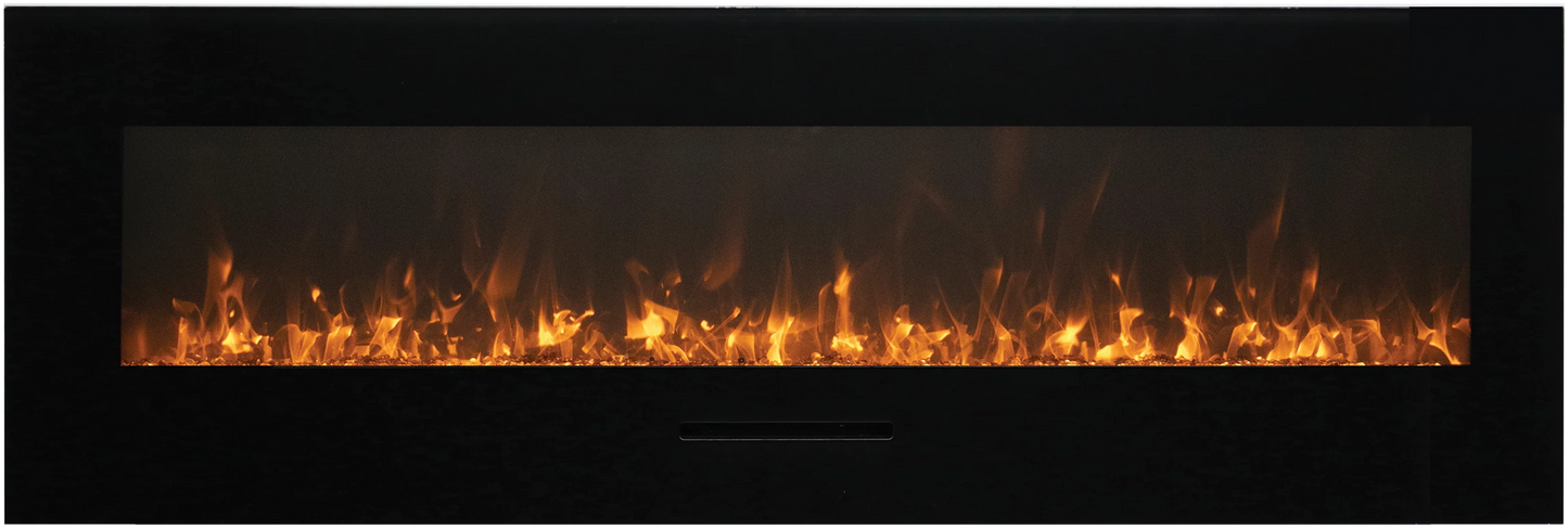 Amantii 50" Linear Electric Fireplace WM-FM-50-BG-3