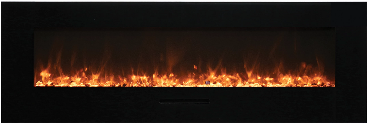 Amantii 50" Linear Electric Fireplace WM-FM-50-BG-3