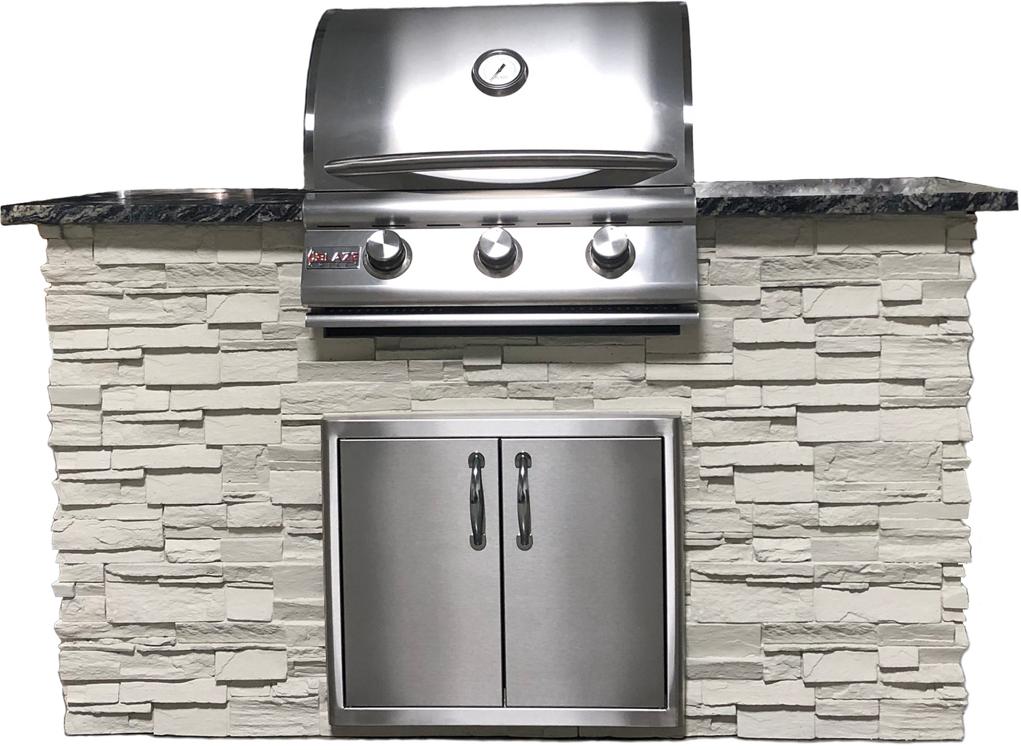 TRU Innovative Outdoor 5 ft. Grill Island Package