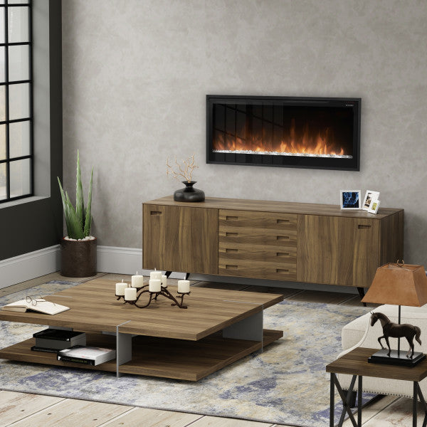 Dimplex PLF-4214-XS 42" Multi-Fire SL Slim  Built-in Linear Electric Fireplace X-PLF4214-XS