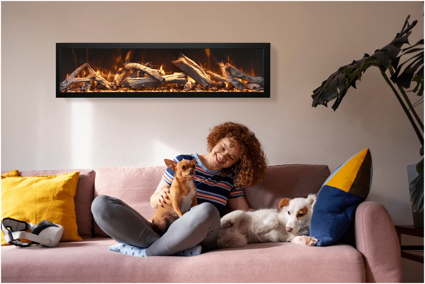 Amantii 40" Panorama Deep Electric Fireplace BI-40-DEEP-OD