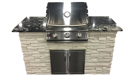 TRU Innovative Outdoor 5 ft. Grill Island Package