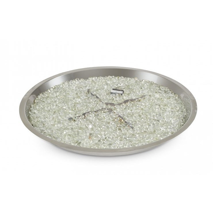 Outdoor Greatroom 30" Round Crystal Fire Plus Gas Burner CFP30