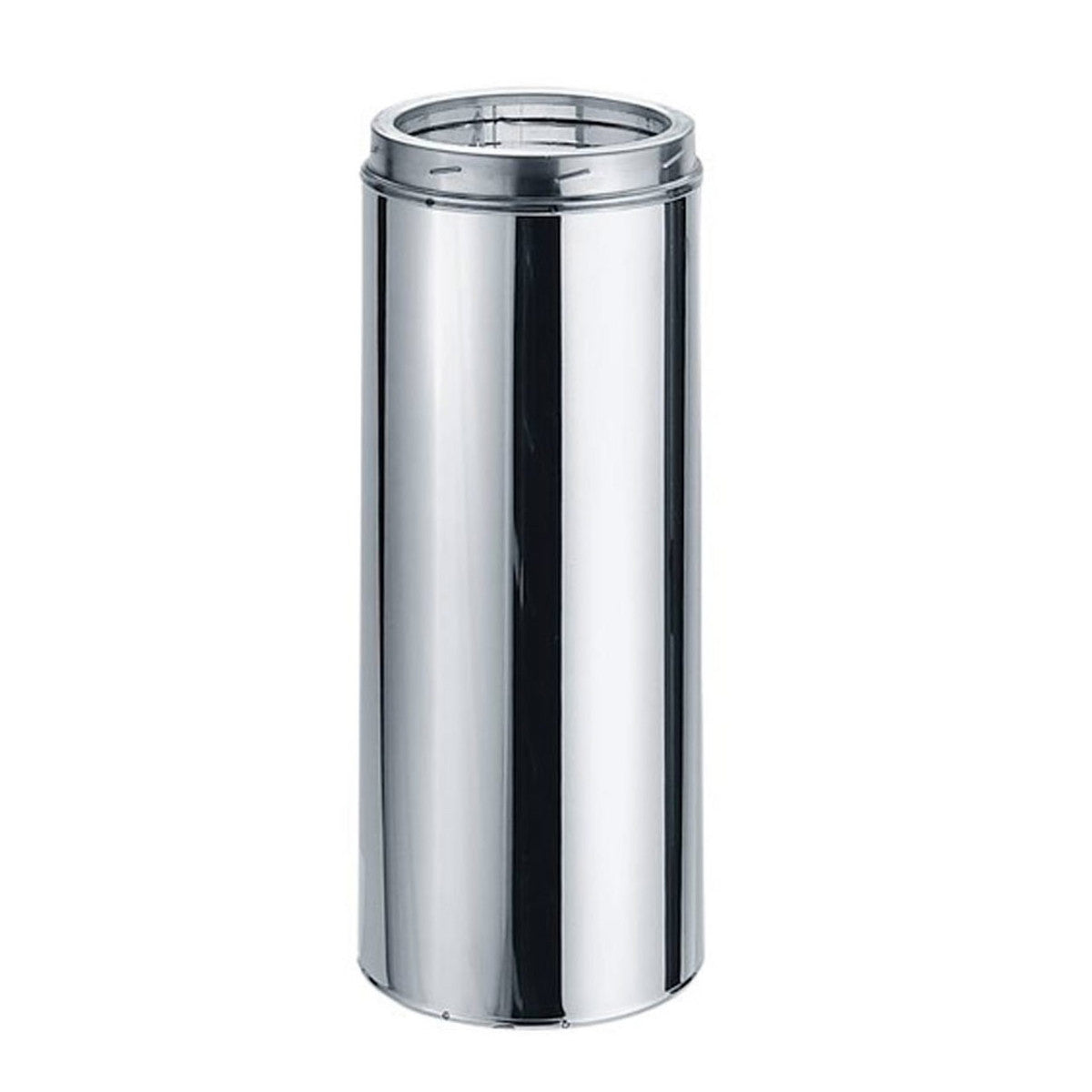 Duravent DuraTech 5" Diameter 24" Long Stainless Steel Chimney Pipe 5DT-24SS