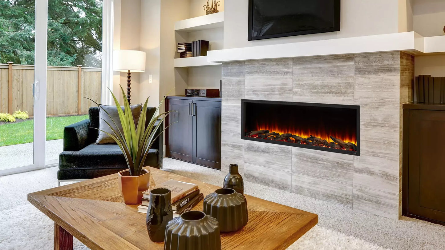 SimpliFire Scion 78" Electric Fireplace SF-SC78-BK